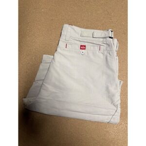 Gill Men's Cargo Shorts Size M Light Gray Outdoor Adventure Sailing Fishing